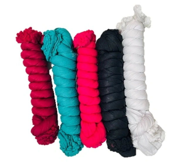 PK HUB PK MART Women's Solid Cotton Dupatta (pack of  5) - FREE SIZE, Multicolor
