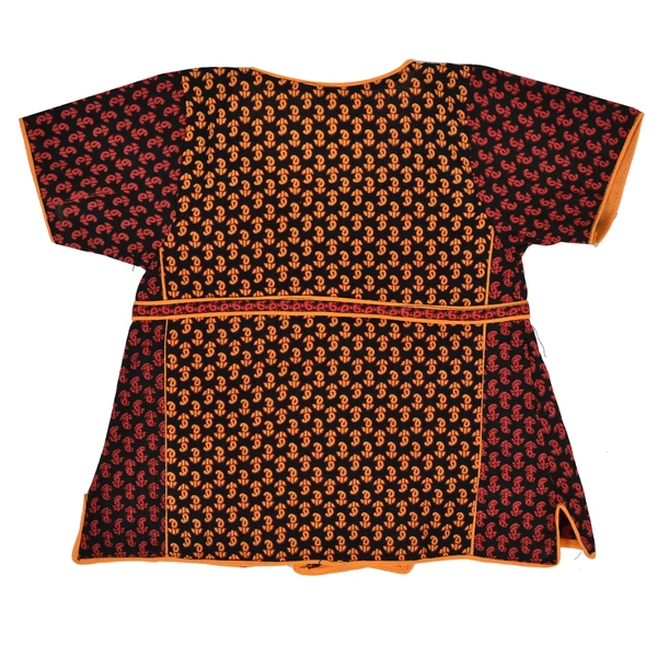 Readymade Lehnaga Choli Set For Kids Girls Fabric Pure Cotton Multi - 6M - 12M