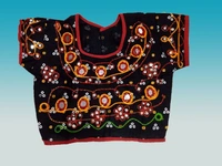 Traditional Navratri Garba Special Cotton Chaniya Choli With Embroidered Mirror Work With  Dupatta For Kids Girl's - 6M - 12M