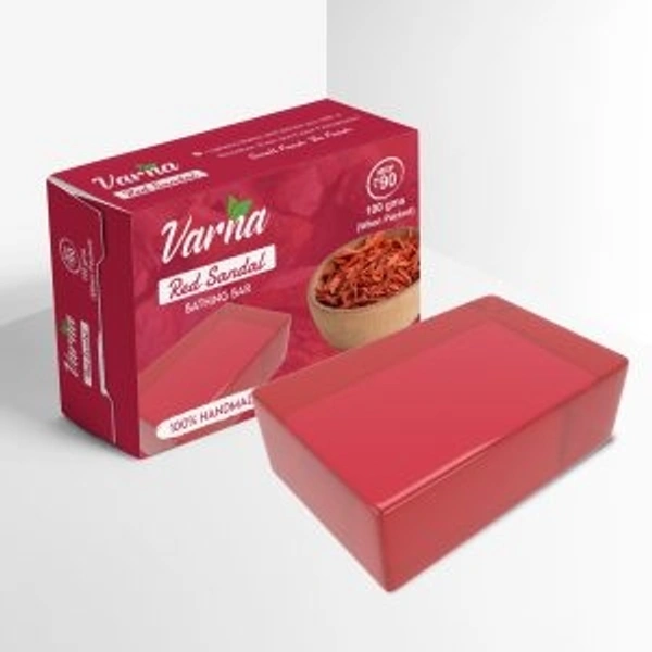 Varna Red Sandal Body Soap