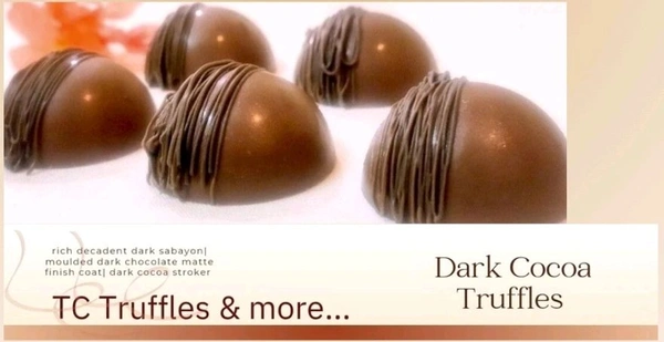 Dark Cocoa Truffles  - 12