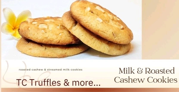  Milk & Roasted Cashew Cookies 