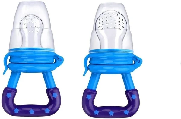 Silicone Baby Fresh Fruit Food Feeder - Pack of 2