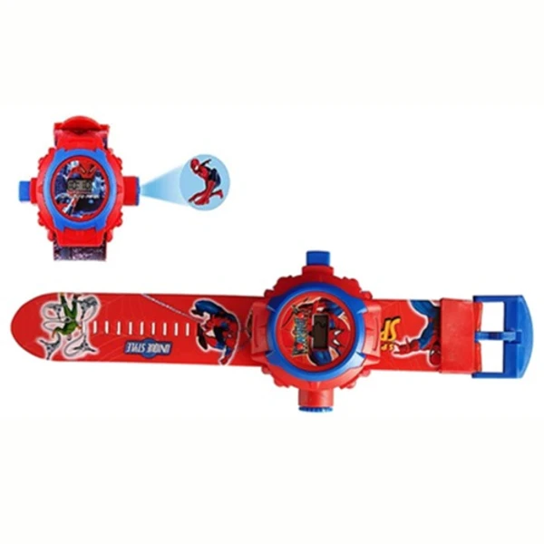 Digital 24 Images Cartoon Character Projector Watch for Boys and Girls - Spider-Man