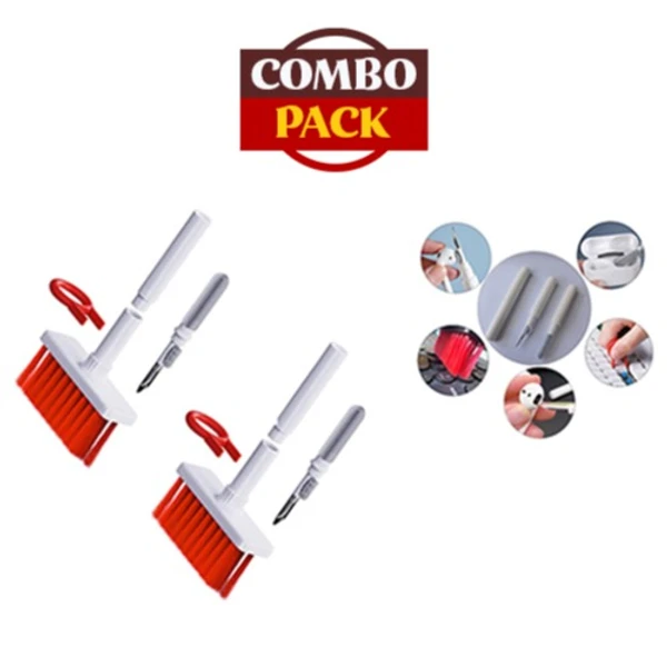 Multipurpose Cleaning Soft Brush Kit - Pack of 2