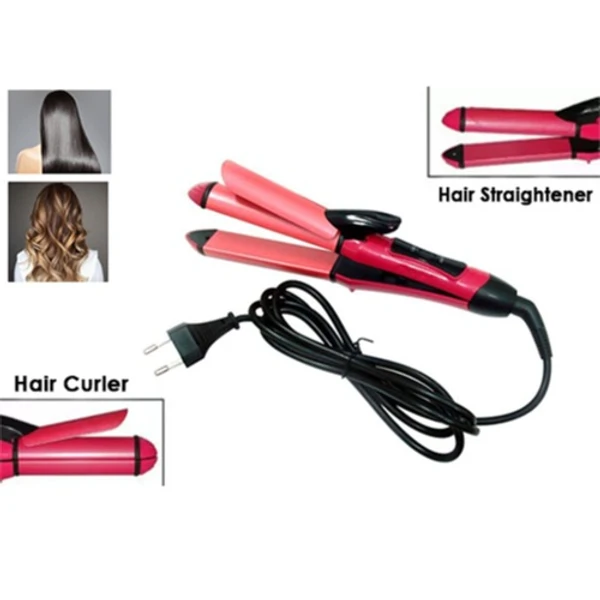 Professional 2 in 1 Hair Straightener and Curler