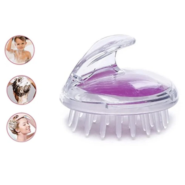 Silicone Hair Scalp Massager Shampoo Brush - Pack of 1