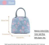 Export Insulated Lunch Bag for Office School Picnic Outdoor Lunch Bag for Women Student Kids Storage Bag Portable and Reusable Regular Size Multicolor Pack of 1