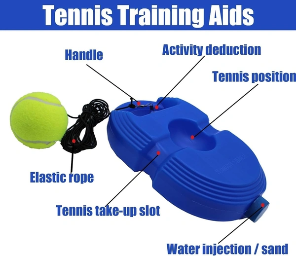 Self Tennis Practice Ball with String, Tennis Trainer Rebound Ball for Boys & Girls, Convenient Solo Tennis Training Gear Set, Self-Practice Tennis Set