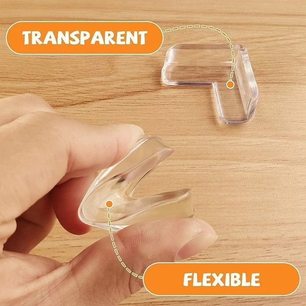 4 Pcs Edge Protector for Furniture Table Corner Guards for Sharp Edges Silicon Corner Protector for Sharp Edges Gel Table Corner Protector and Soft...