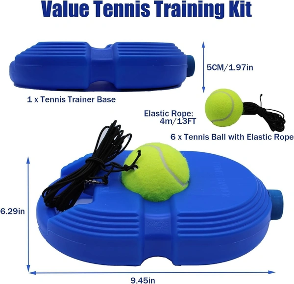 Self Tennis Practice Ball with String, Tennis Trainer Rebound Ball for Boys & Girls, Convenient Solo Tennis Training Gear Set, Self-Practice Tennis Set