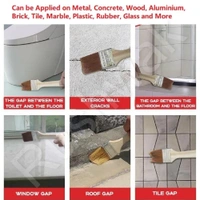 Crack Seal Glue 300gm with Brush Transparent Waterproof Glue for Roof Leakage Crack Seal Agent Roof Water Leakage Solution Water Proof Glue..
