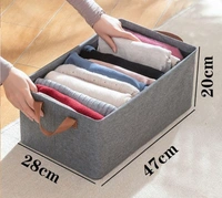  26-Liter Foldable Storage Box With Steel Frame | Large Wardrobe Organizer | Cloth Storage Bag For Sarees, Shirts, Blankets | Pack Of 1