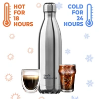 1000 mlThermosteel Bottle | Doubled Wall 304 Stainless Steel | Stays Hot for 18 Hrs & Cold for 24 Hrs 