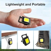 LED Flashlights with Bottle Opener, 4 Light Modes Portable Pocket Light with Folding Bracket Bottle Opener and Magnet Base for Fishing, Walking and Camping