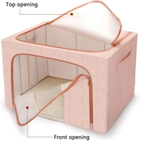 Storage Box for clothes Cloth storage box wardrobe organizers (66 Ltr 