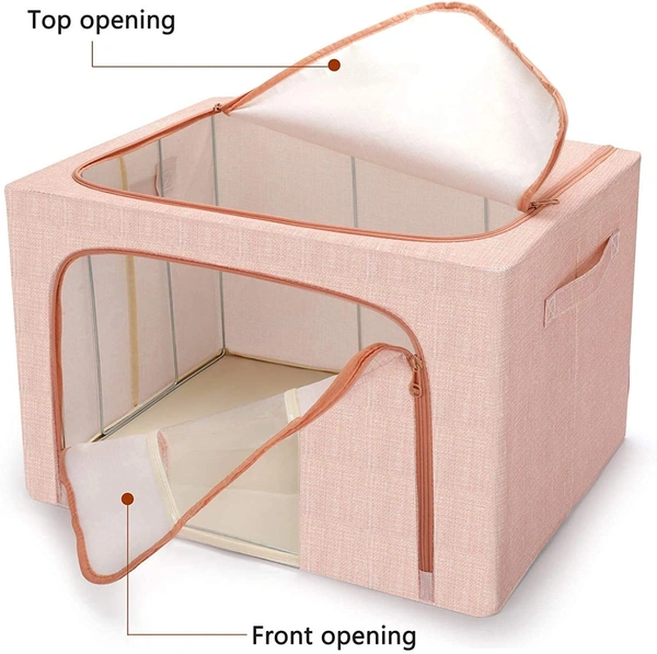 Storage Box for clothes Cloth storage box wardrobe organizers (66 Ltr 