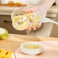 Garlic Chopper Portable Manual Food Processor for Onion Tomato Fruits Green|Home & Garden | Kitchen, Dining & Bar | Kitchen Tools & Gadgets