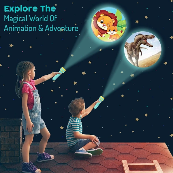 Ones Light Toys Projector For Kids,Sleeping Story Toys For Toddlers,Educational Learning Toys,Torch [Projector 9 Reels