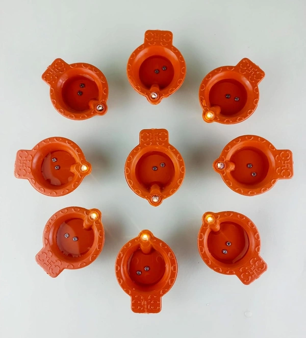 Water Sensor Electric LED Diyas | Flameless & Smokeless | Water Sensor LED Diwali Light Diya | Warm Ambient Lights for New Year,Festival,Christmas, Home Decoration. (Pack of 12)