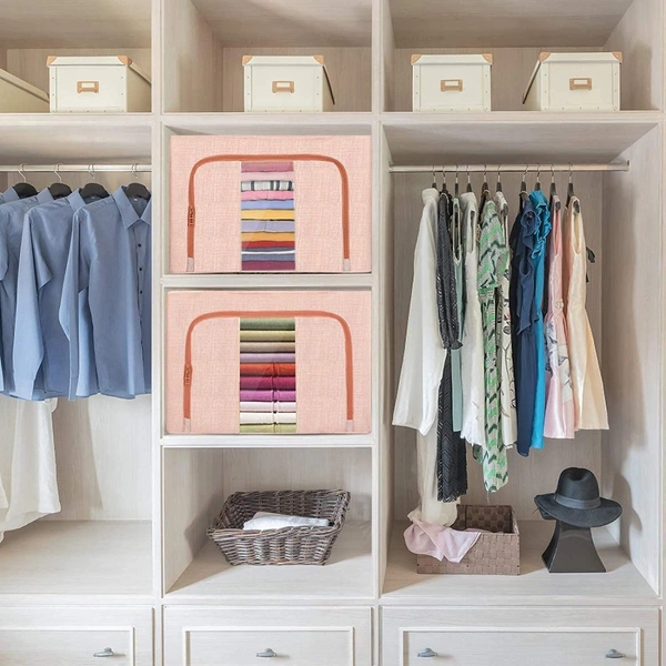 Storage Box for clothes Cloth storage box wardrobe organizers (66 Ltr 