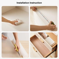Anti-Slip Kitchen Cabinet Drawer Shelf Mat Liner Sheets (45 cm x 3 M Roll)