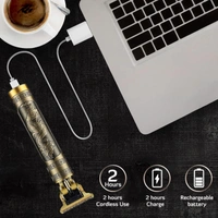 Hair Trimmer For Men Buddha Style Trimmer, Professional Hair Clipper, Adjustable Blade Clipper, Shaver For Men, Retro Oil Head Close Cut Trimming Machine, 1200 mah battery (Dragon)