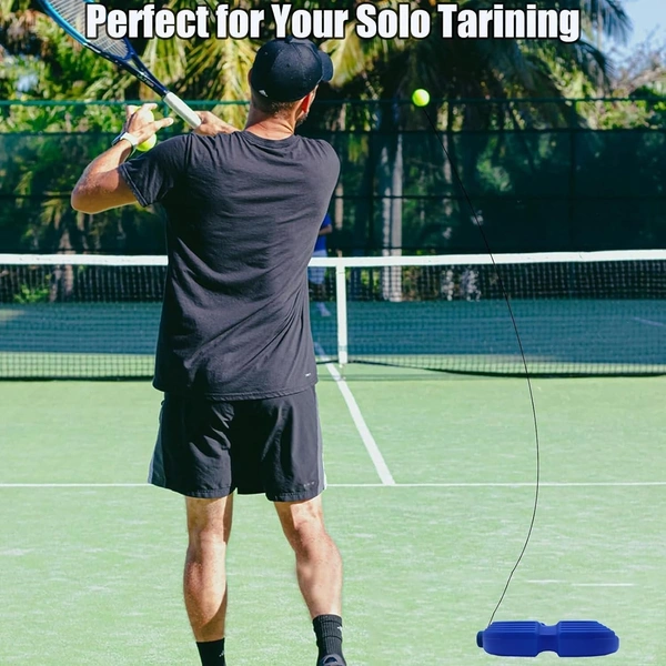 Self Tennis Practice Ball with String, Tennis Trainer Rebound Ball for Boys & Girls, Convenient Solo Tennis Training Gear Set, Self-Practice Tennis Set
