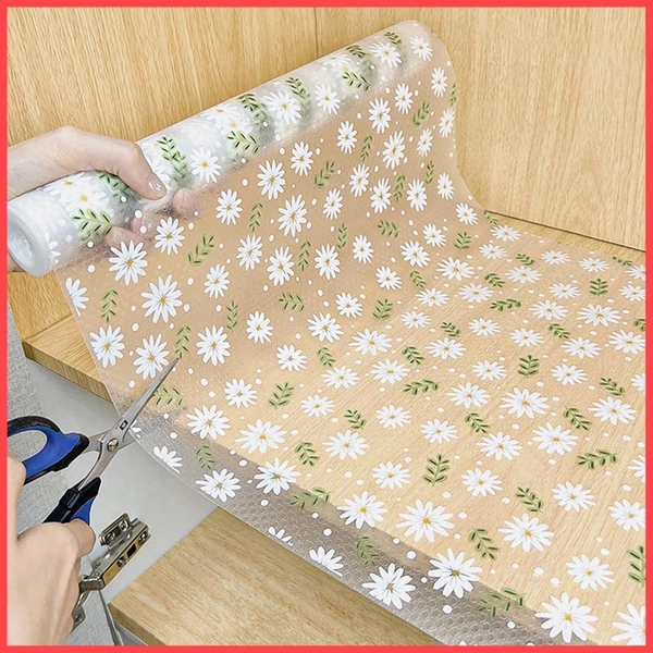 Anti-Slip Kitchen Cabinet Drawer Shelf Mat Liner Sheets (45 cm x 3 M Roll)