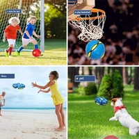 UFO Magic Ball,Portable Glowing Flying Toys Creative Fly Saucer Stomp Magic Balls,Decompression Flying Flat Throw Disc Balls Toy for Childrens Outdoor Sports Kids Gift…