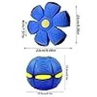 UFO Magic Ball,Portable Glowing Flying Toys Creative Fly Saucer Stomp Magic Balls,Decompression Flying Flat Throw Disc Balls Toy for Childrens Outdoor Sports Kids Gift…