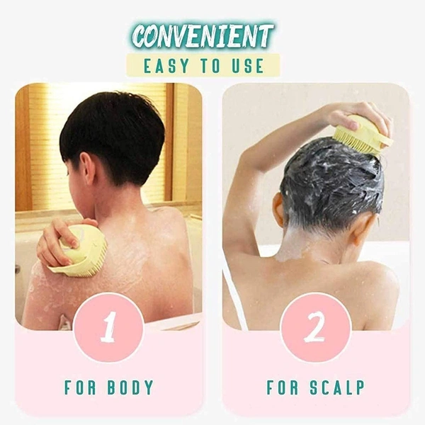 Silicon Massage Body BATH BRUSH for Skin Deep Cleaning Massage