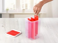6 Section Container Jar For Grocery, Fridge Container & Containers, Transparent Plastic Lock Food Storage Kitchen Storage Box & Container