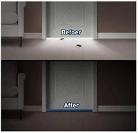 Door Bottom Sealing Strip Guard for Home | (36 inches, Pack of 3) | Door Stoppers | Door Seal | Door Closers | Sound-Proof Reduce Noise Energy Saving Weather Stripping | Waterproof - Brown