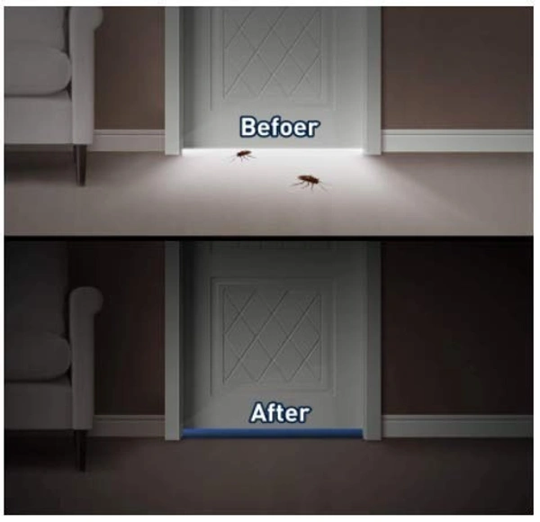 Door Bottom Sealing Strip Guard for Home | (36 inches, Pack of 3) | Door Stoppers | Door Seal | Door Closers | Sound-Proof Reduce Noise Energy Saving Weather Stripping | Waterproof - Brown