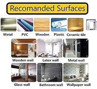 Original New Ivy TV Grip Tape, Double Sided Strong Adhesive Tape, Transparent Traceless Tape Removable Washable and Reusable Anti Slip Tape for Home Supplies Fixing Carpet Phones 