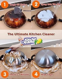 Multipurpose Bubble Foam Cleaner Spray Oil & Grease Stain Remover Chimney Cleaner Spray All Purpose Foam Degreaser Spray for Kitchen (1)