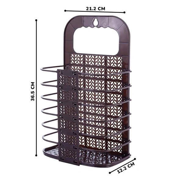  Laundry Hamper Bag for Bathroom, Bedroom, Kitchen, Home, Office | Wall Mounted Bathroom Hanging Foldable 2 Piece of Laundry storage Basket for Dirty Clothes