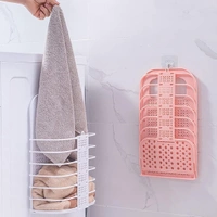  Laundry Hamper Bag for Bathroom, Bedroom, Kitchen, Home, Office | Wall Mounted Bathroom Hanging Foldable 2 Piece of Laundry storage Basket for Dirty Clothes