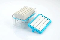 2-In-1 Portable Laundry Rolling Soap Box Soap Bar Box Dispenser With Rubber Roller Foaming Soap Saver With Drain Holes And Spring Travel Soap Holder, Multicolor