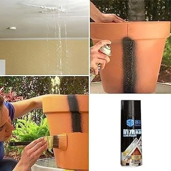 1 pcs wall waterproofing leakage spray | Water Proof Spray | Leak Filler | Flex Repair & Sealant Crack Hole Spray [450 ml] (Pack Of 1)