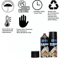1 pcs wall waterproofing leakage spray | Water Proof Spray | Leak Filler | Flex Repair & Sealant Crack Hole Spray [450 ml] (Pack Of 1)