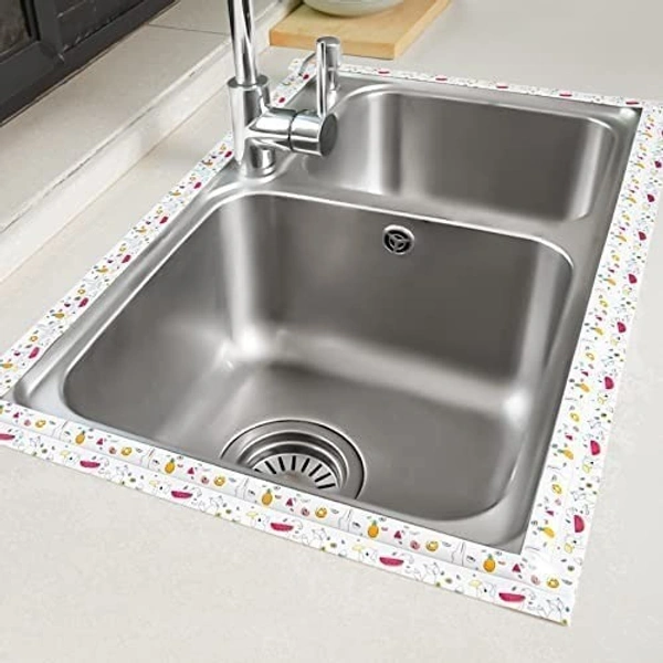  Waterproof Tape for Kitchen Sink Oil Proof Caulk Tape Strip Self Adhesive Bathroom Corner Caulking Sealing Tape Gap Sealer Waterproof Tape for Platform Basin Toilet 3.2m*3.8cm