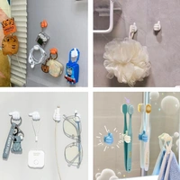 Thumb up Hooks 10PCS Multipurpose 8 Different Colors Adhesive Silicone Wire Organizer Key Hanger Toothbrush Multicolored Holder Makeup Brush Holder for Desk Home and Office