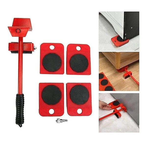 Furniture Lifter Mover Tool Set with Furniture Pads Lifting Tool Furniture Mover Lifter, for Household Furniture Lifter and Rollers Set for Home Appliance(Pack of 1)