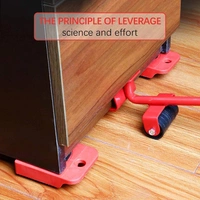 Furniture Lifter Mover Tool Set with Furniture Pads Lifting Tool Furniture Mover Lifter, for Household Furniture Lifter and Rollers Set for Home Appliance(Pack of 1)