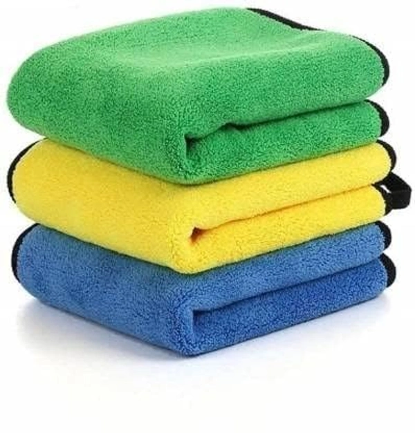 Microfiber Cleaning Cloths for Face Towel Soft Napkin 40x40cms 400 GSMSmall for Men Workout Sports Gym Home, Kitchen, Bathroom Cleaning Accessories Items (Pack of 1)
