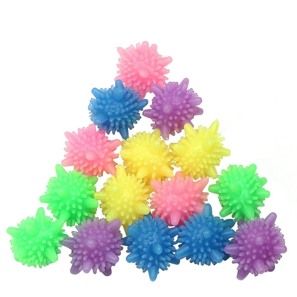 Pack of 10pc Washing Ball | Reusable Tangle-Free Eco-Friendly Laundry Scrubbing Balls| Dirt Lint Remover- Multicolor |