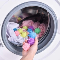 Pack of 10pc Washing Ball | Reusable Tangle-Free Eco-Friendly Laundry Scrubbing Balls| Dirt Lint Remover- Multicolor |