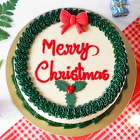 Merry Christmas Butterscotch Cake - 500 Grams